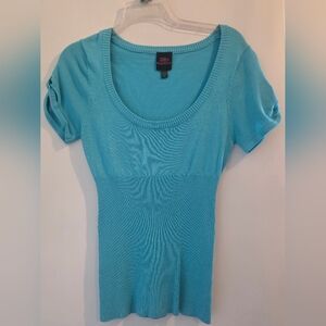 Bebe Aqua Short Sleeve Tee